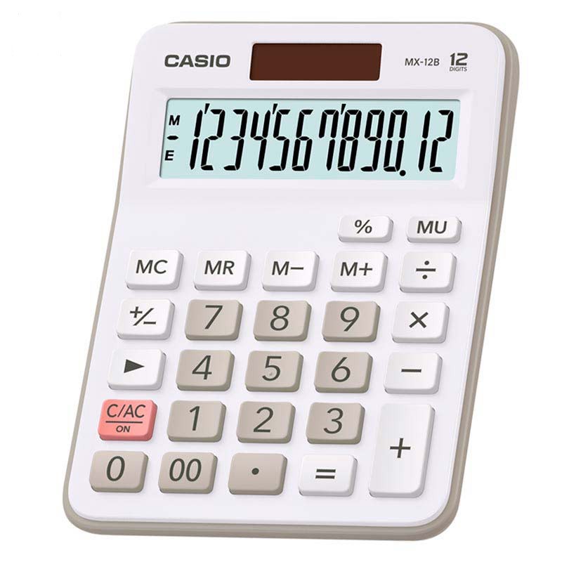 

CASIO MX-12B / Kalkulator Toko Dagang / Kalkulator Warna / Kalkulator 12 digit / Original Kalkulator