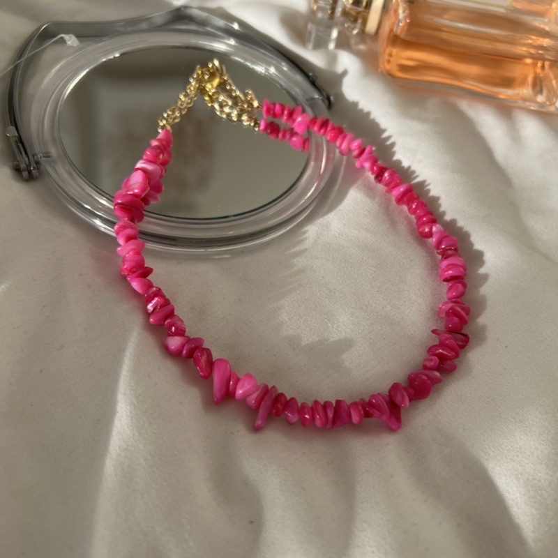 PINKY NECKLACE (BATU ALAM ASLI)