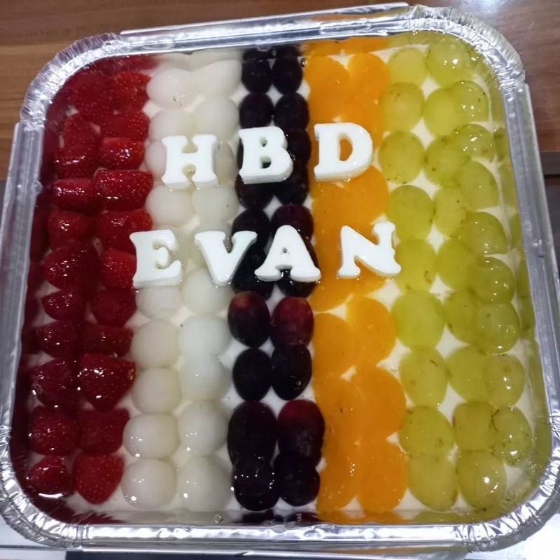 

Puding Buah Wadah Alumunium