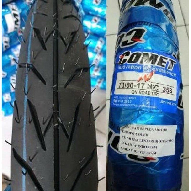 Ban Luar Comet M1 Ukuran 70/80 Ring 17