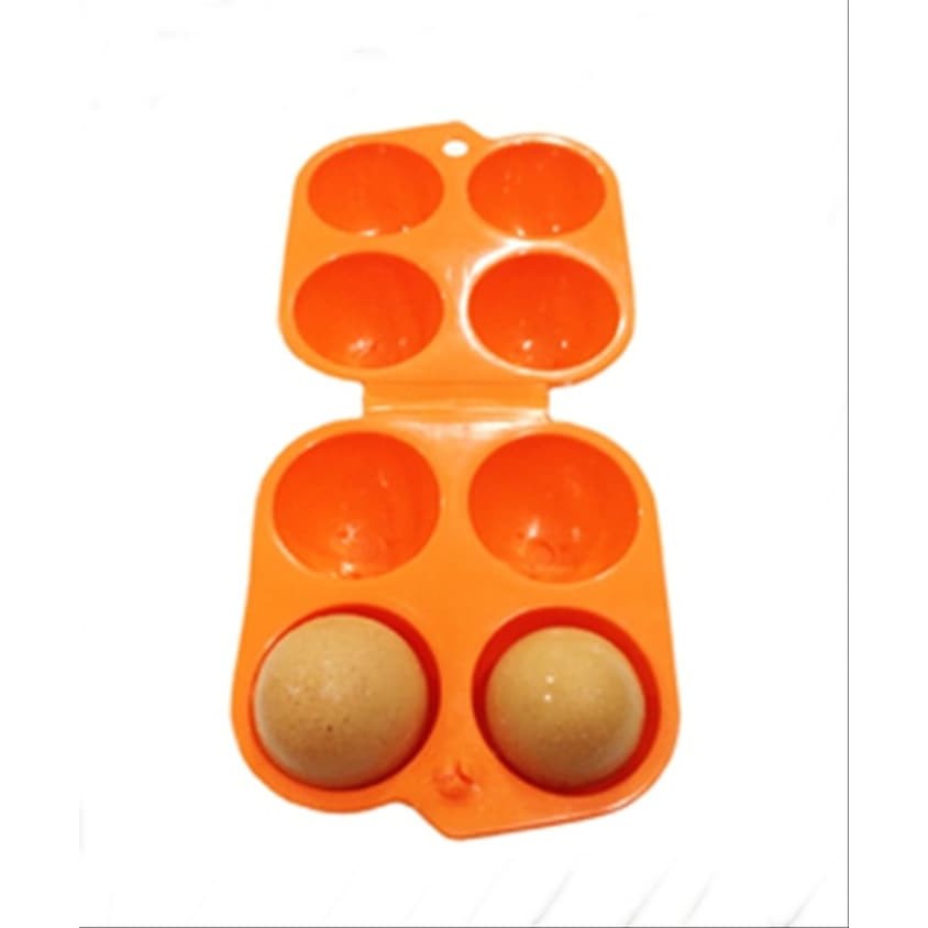 Tempat Telur Isi 4 Egg Holder Case Outdoor Camping Masak Portable