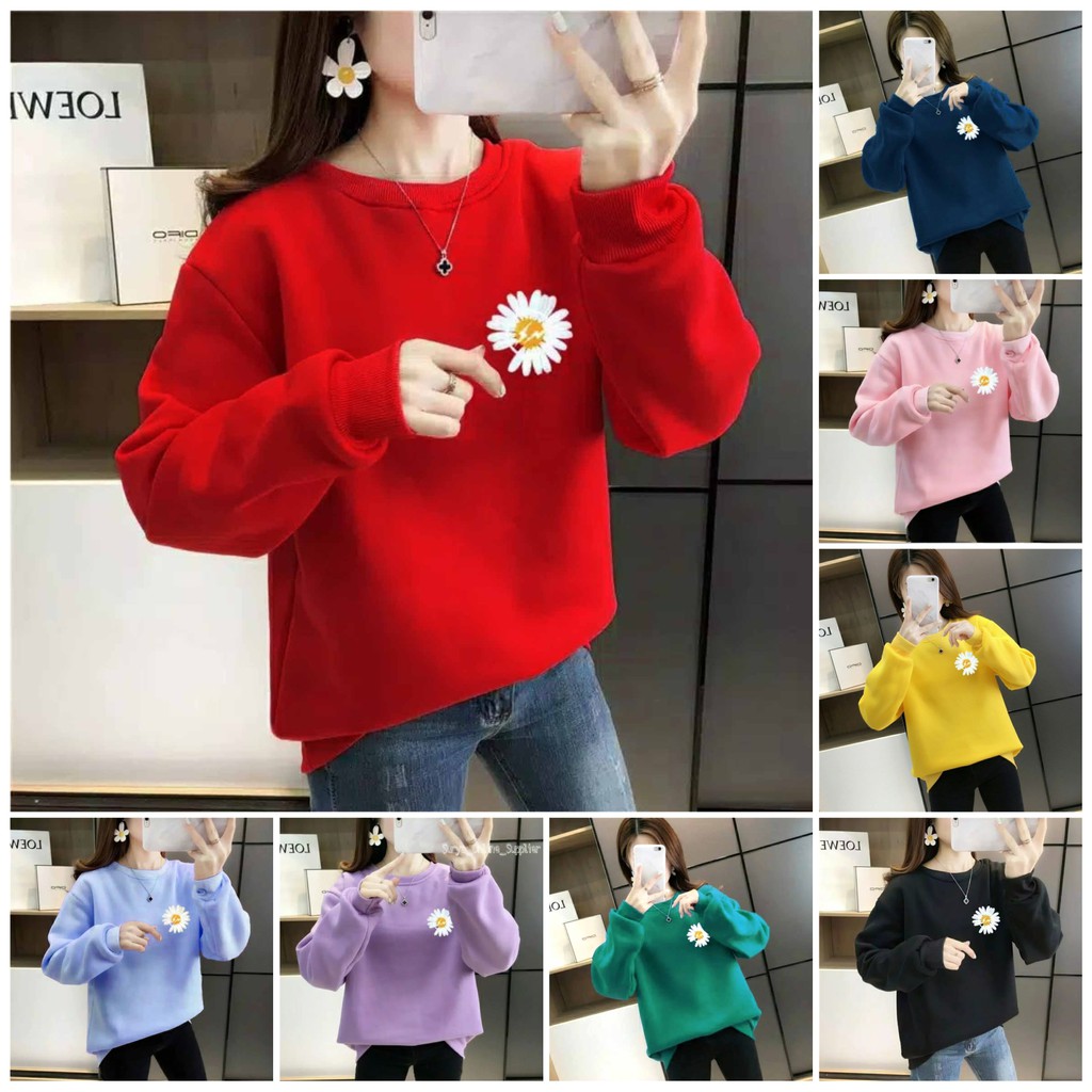 FenishaStore Sweater Basic Wanita SUNNZUKKA Size M-L-XL-XXL Bisa Bayar ditempat COD