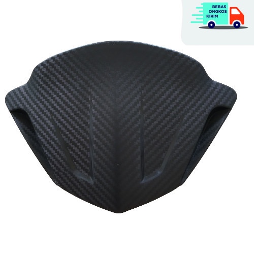 COD Visor Motor Beat Karbu Warna Hitam Bahan akrilik berkualitas - karbon