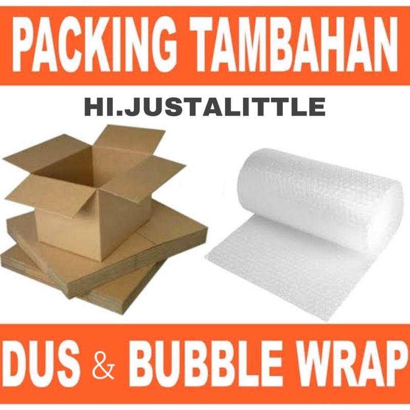 

Bubble Wrap Dan Kardus Tambahan Packing