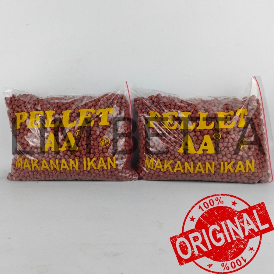 MAKANAN IKAN PELET AA 5MM 600GR / PELET KOKI / MAKANAN KOI