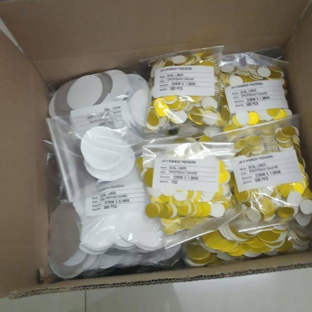 

Segel aluminium foil gold
