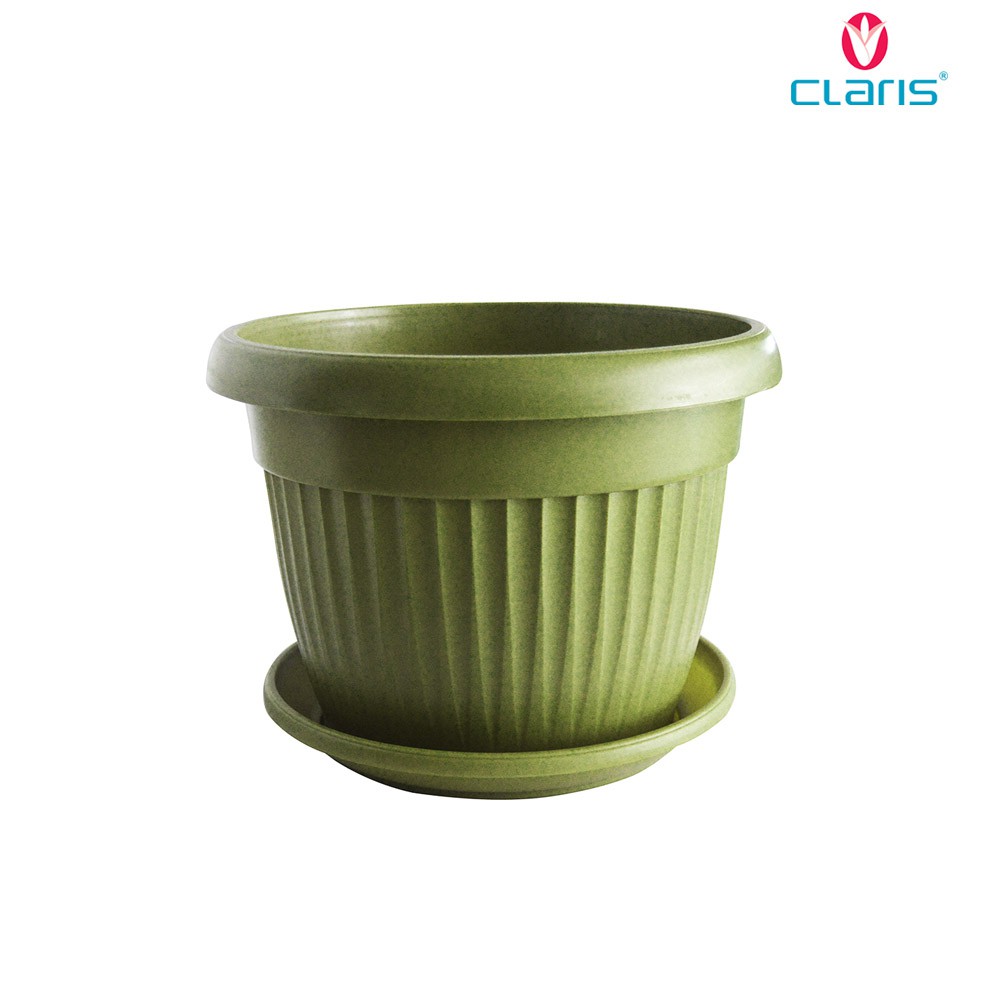  Claris  Pot  Plastik Tatakan Florence 5835 Green Shopee 