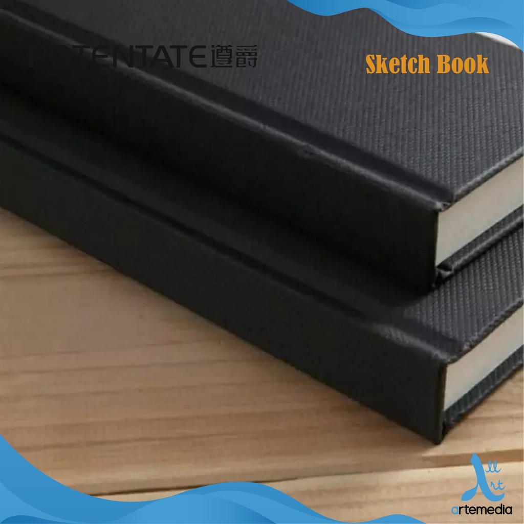 Buku Sketsa Potentate Hard Cover A5 Stitch Bound Sketchbook-4