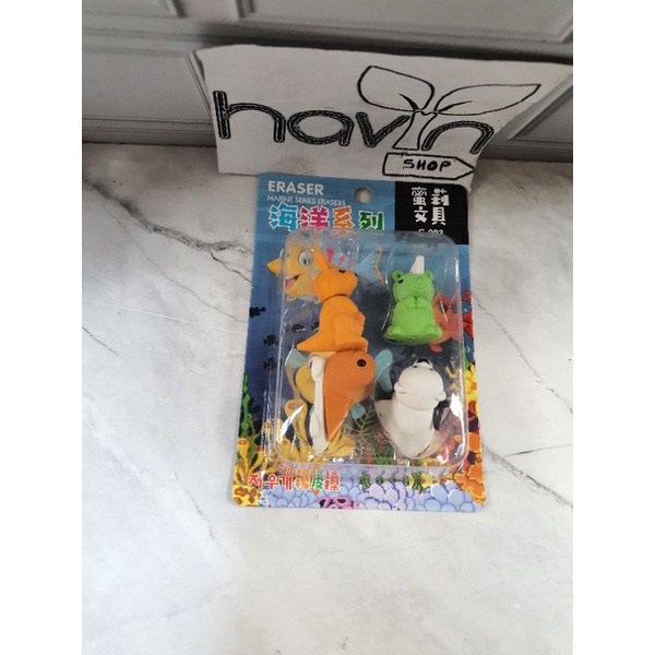 penghapus hewan/stip animal/hapusan lucu-R