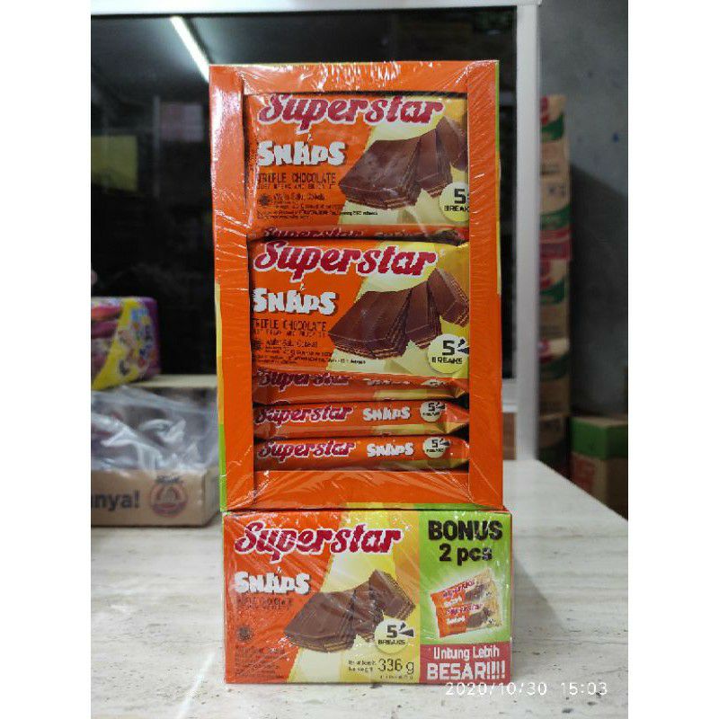

wafer supet star snap isi 12pcs