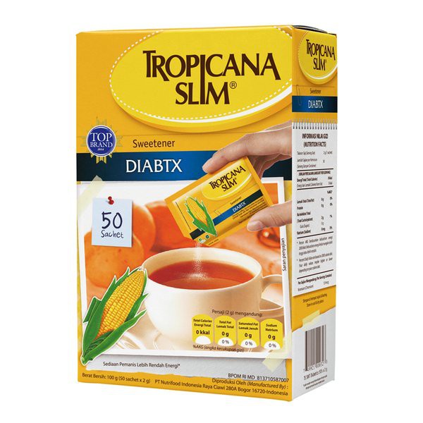 

TROPICANA SLIM SWEET DIABETIC 50S 2G