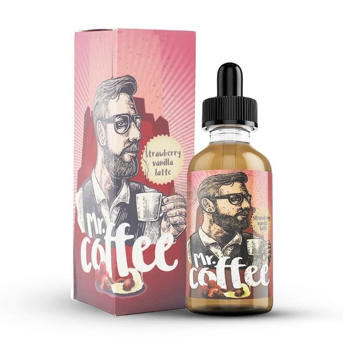 Mr Coffee Strawberry Vanilla Latte 60ml Shopee Indonesia