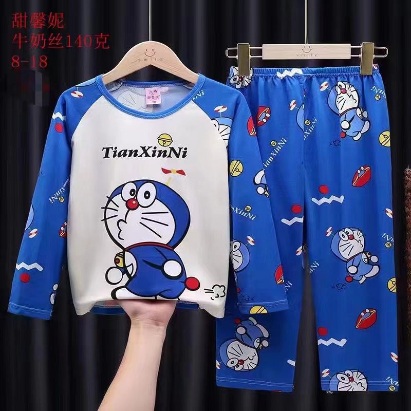 BAJU TIDUR ANAK SETELAN PIYAMA BAYI SET LENGAN PANJANG C18-A2