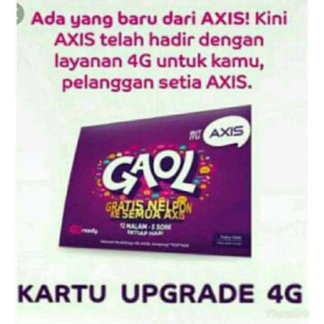 OTA Chip untuk Upgrade to 4G Kartu Simcard Axis