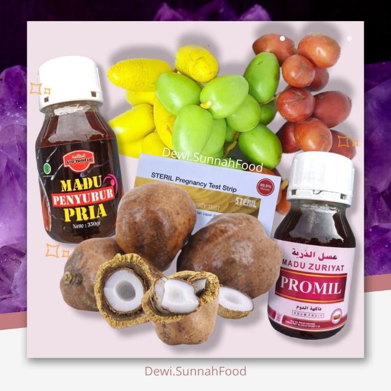 

PAKET SUPER KOMPLIT (250gr Kurma Muda, 250gr Zuriat, dan Sepasang Madu Promil)