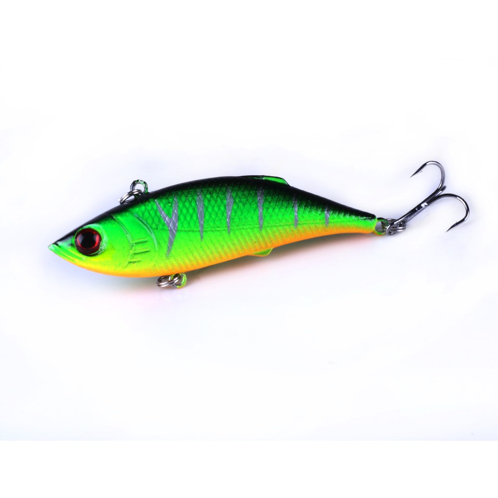 Hengjia 5pcs / Set Umpan Pancing Tiruan Bentuk Ikan Kecil Warna Hijau