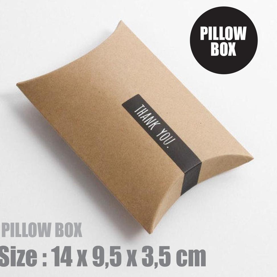 

MODEL TERBARU [ISI 10pcs] PILLOW BOX / KOTAK KADO /KOTAK SOUVENIR BAHAN CRAFT 280 UKURAN 14x9,5x3,5