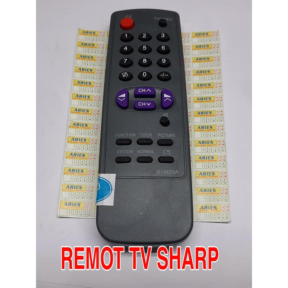 REMOT TV SHARP TABUNG MURAH