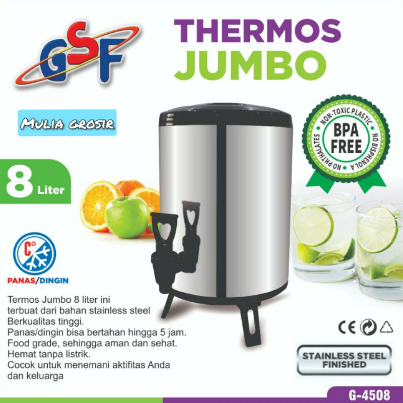 Milk Tea Bucket 8Liter 4508 Gsf Milk Tea Bucket GSF