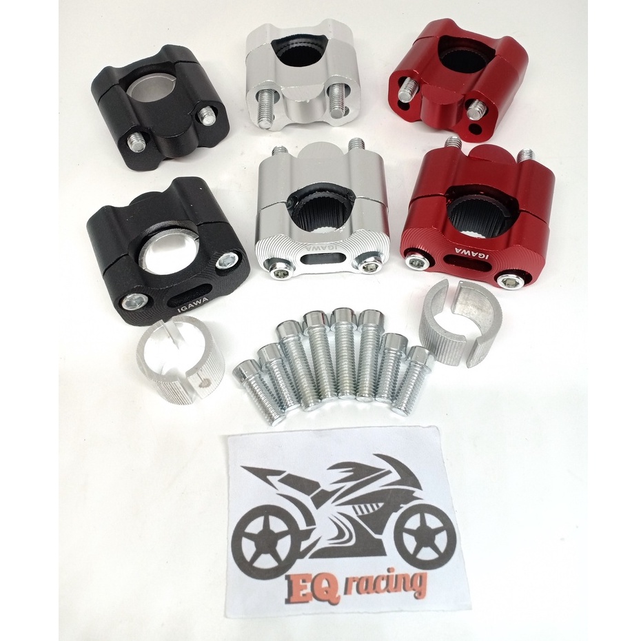 Raiser stang lurus peninggi stang cnc universal raiser stang Vixion xabre Megapro ninja Byson dll