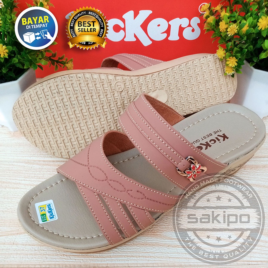 PROMO 9.9 SUPER SHOPPING DAY ! SANDAL WANITA DEWASA WEDGES BAN2 MURAH TRENDI NYAMAN DIPAKAI / SAKIPO