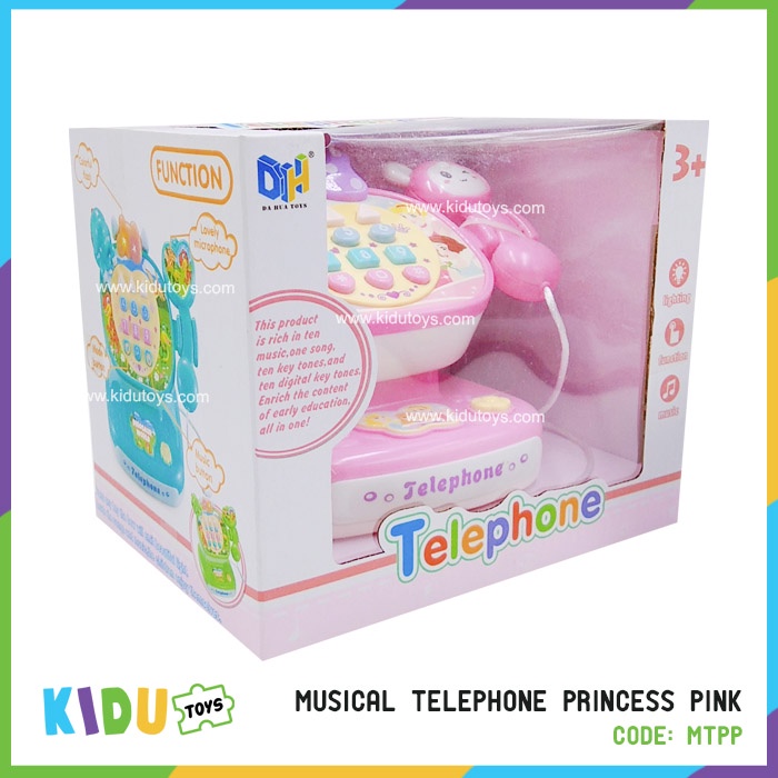 Mainan Anak Telepon Musical Telephone Princess Kidu Toys