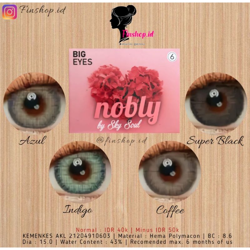 Softlens Nobly Magical Minus Shopee Indonesia