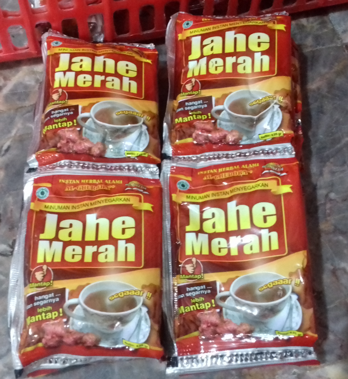 

Jahe merah renceng Alghuroba