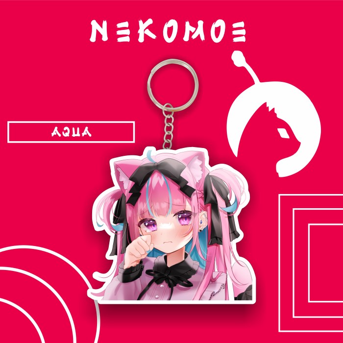 Gantungan Kunci Minato Aqua - Putih