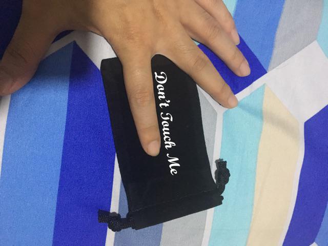 Pouch Kantong Serut Bahan Bludru (beludru Polos)