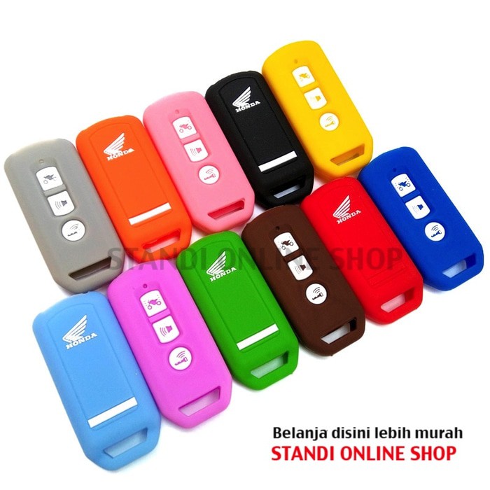 Kondom Remote Silikon Cover Honda All New PCX LED INDONESIA Coklat