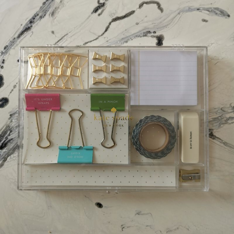 

Kate Spade whistle while you work tackle box