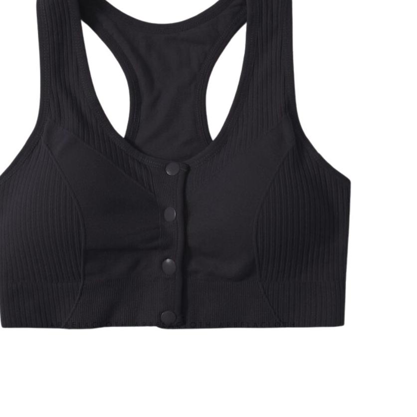 ☊ Lydyly - Sport Bra YN227 | BH Katun Olahraga Kancing Depan ➧