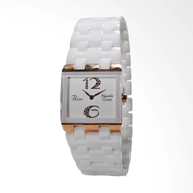 Alexandre Christie 2562LHBRGSL Jam Tangan Wanita - Putih