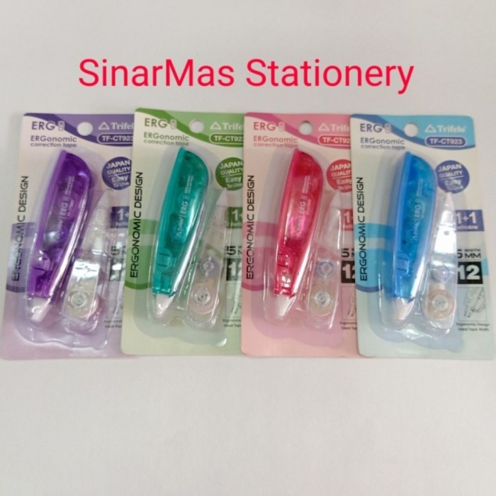 

Hadir Correction Tape Trifelo Tf Ct 923 - Tip Ex Kertas Trifelo Refill Promo