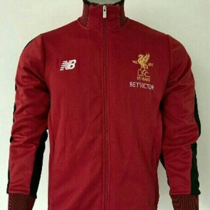 JAKET BOLA LIVERPOOL HOME MERAH RED 2017/2018 GRADE ORI