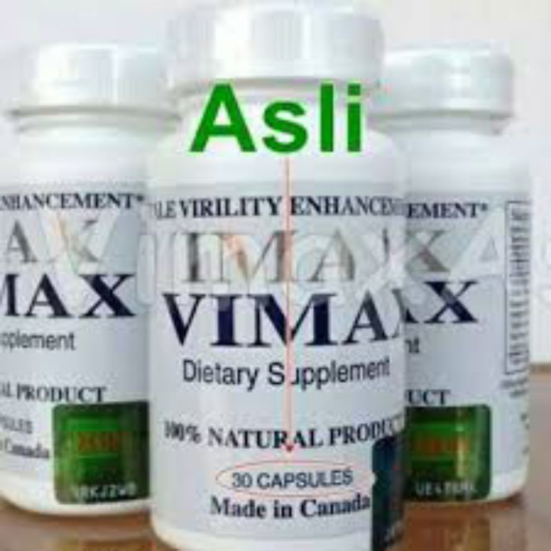 Vimax Asli Original Canada Obat Pembesar Penis Kelamin Vital Kuat Sex Pria Tahan Lama Permanen