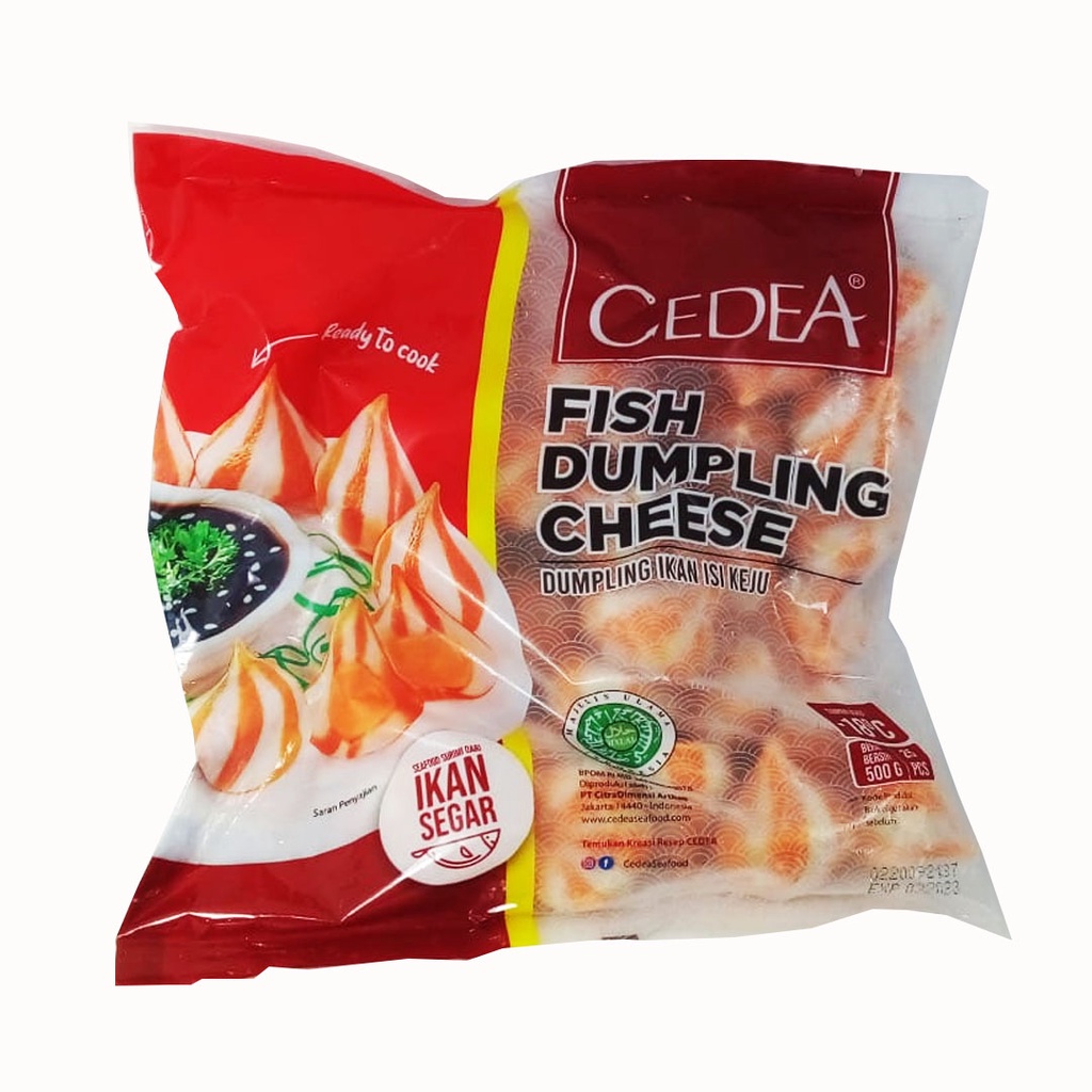 

CEDEA FISH DUMPLING CHEESE 500G