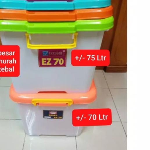 

Container Box EZY 75 Liter Dengan Roda / Kontainer Industri Real CB 70