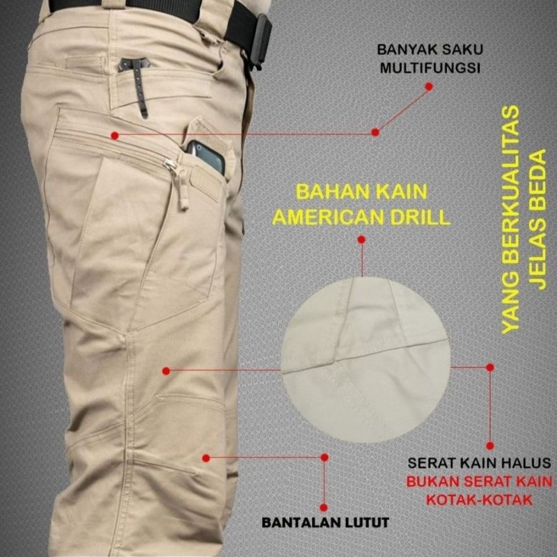 Celana Blackhawk Pria Taktikal Premium