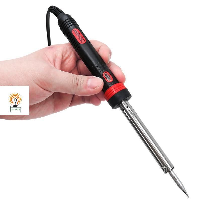 SOLDER LISTRIK IRON PLUS LAMPU INDIKATOR 40W &amp; 60WATT 220 VOLT