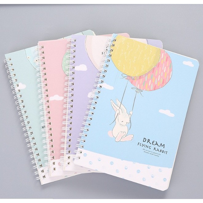  Buku  Tulis Spiral A5  A5  Spiral Notebook Gambar  Dreamy Bunny Shopee Indonesia