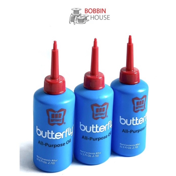 Minyak Pelumas Mesin Jahit Merek BUTTERFLY / Oli Mesin Jahit BUTTERFLY
