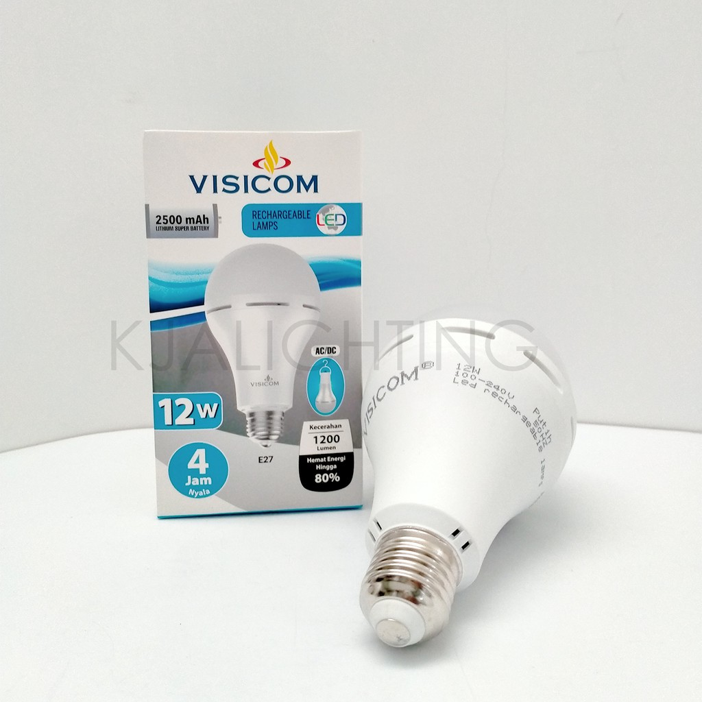 Lampu LED Emergency Visicom 12W Putih