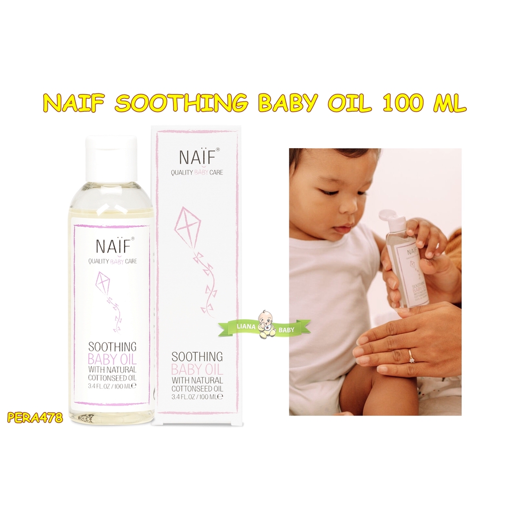 PERA478 BABY OIL NAIF SOOTHING BABY OIL 100 ML bulan 4 2023