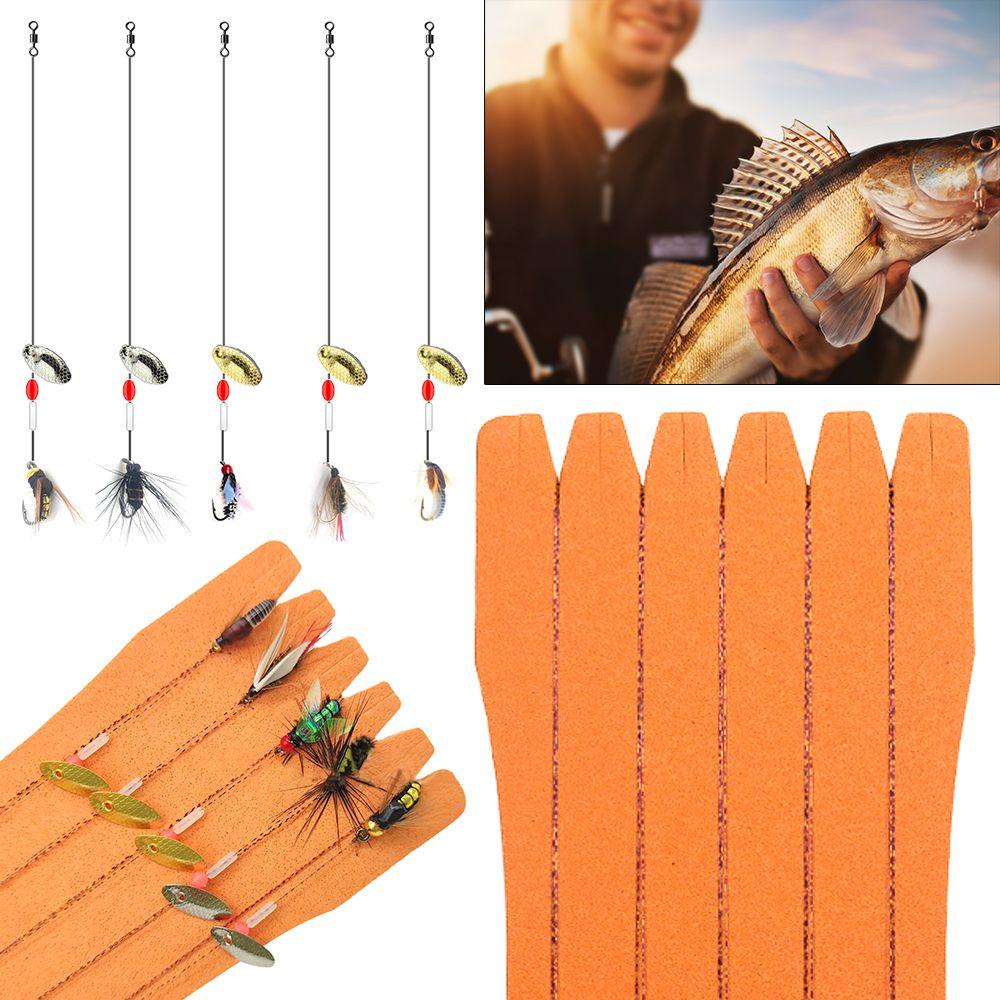 Top 5Pcs Umpan Pancing Perfect Decoy Bionic Fly Hook Umpan Palsu Fly Hook