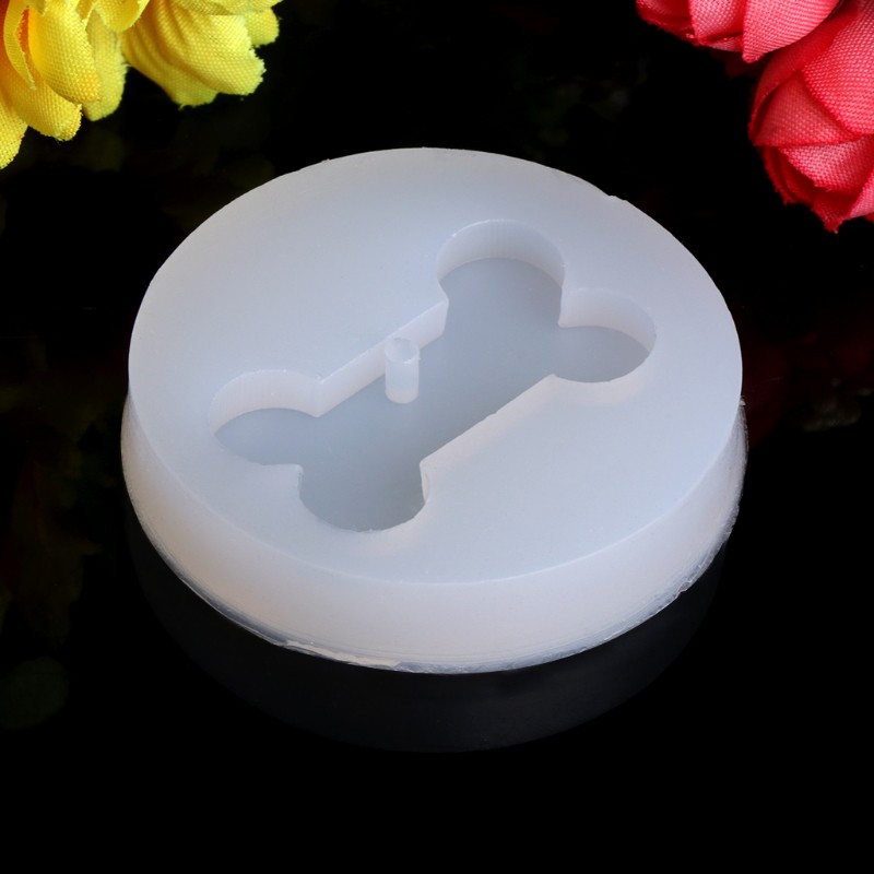 ARIN Transparent Silicone Pendant Mould Resin Bone Shape DIY Jewelry Making Tool Fondant Cake