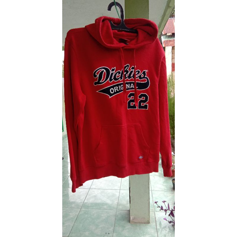 HOODIE ZIPPER  DICKIES MERAH SECOND BRAND ORIGINAL
