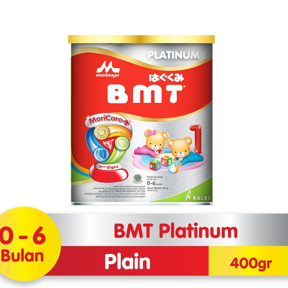 

Morinaga BMT Platinum Moricare 400gr Susu Formula Kaleng - 009010