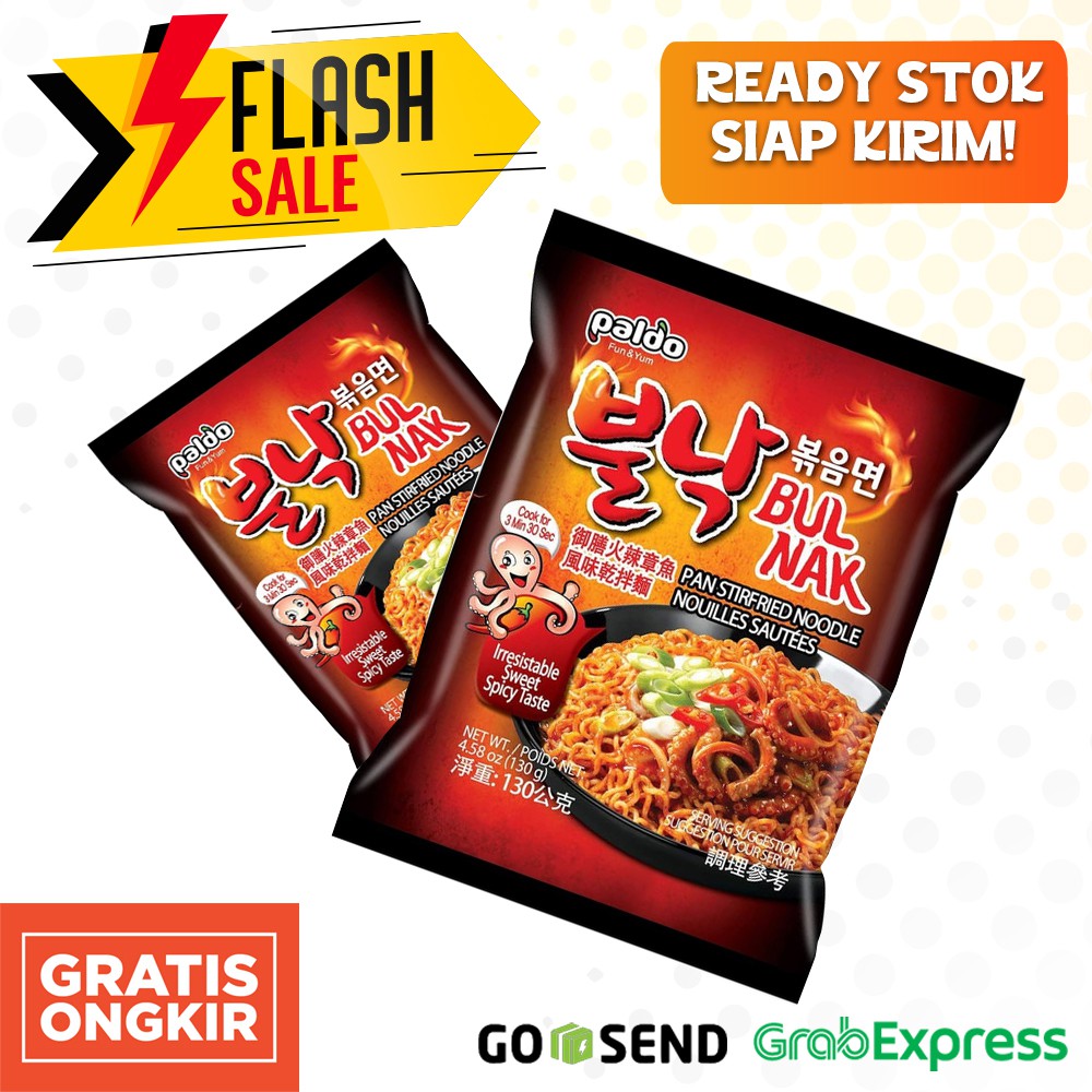 

PALDO BULNAK NOODLE / MIE GORENG RASA PEDAS MANIS / RAMYEON / MIE BULNAK / MIE GORENG